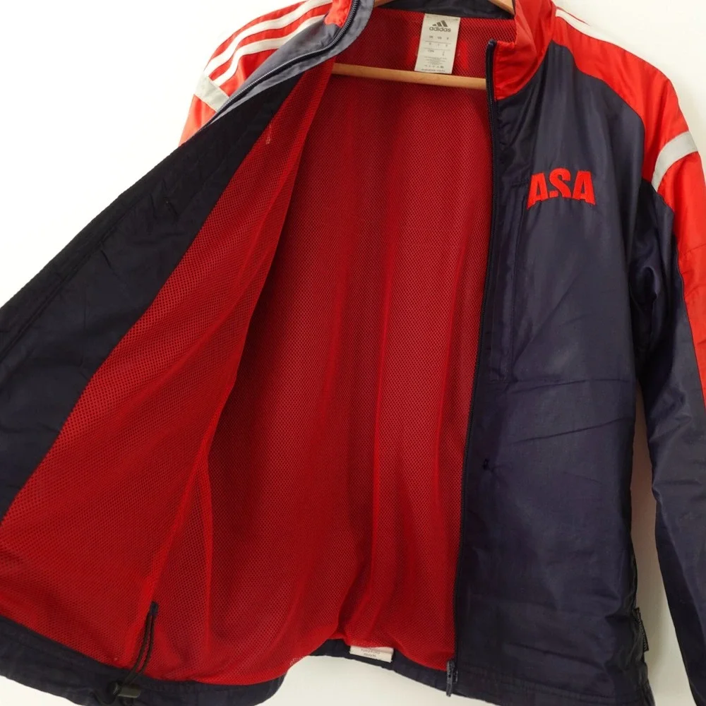 JFA‎ Japan Soccer Jacket ADIDAS Light Packable Windbreaker Blue Football Sport